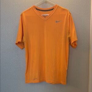 Nike Men's Orange Dri-FIT Shirt